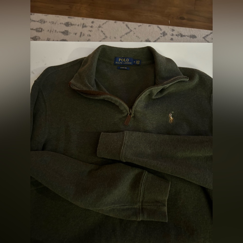 Ralph Lauren Olive Green Pullover Jacket